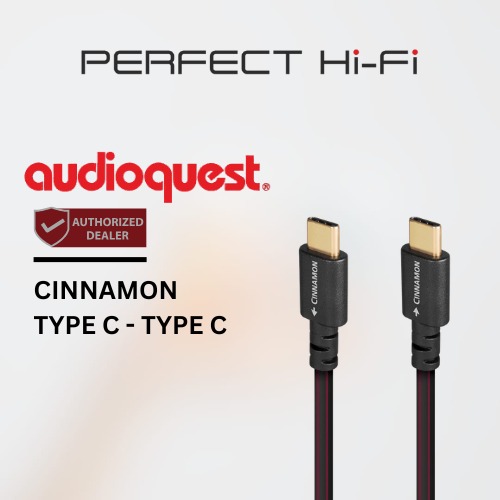 AudioQuest Cinnamon USB Type C to USB Type C Data Cable 1.5 Meter