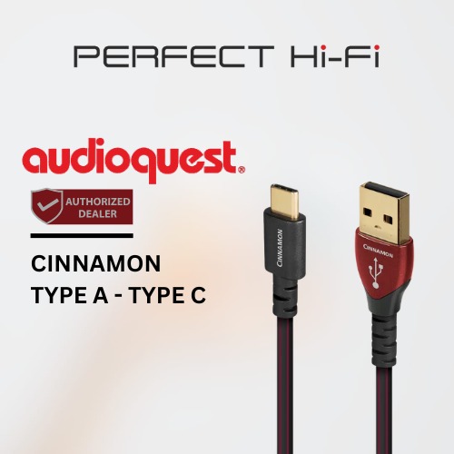 AudioQuest Cinnamon USB Type A to USB Type C Data Cable 1.5 Meter