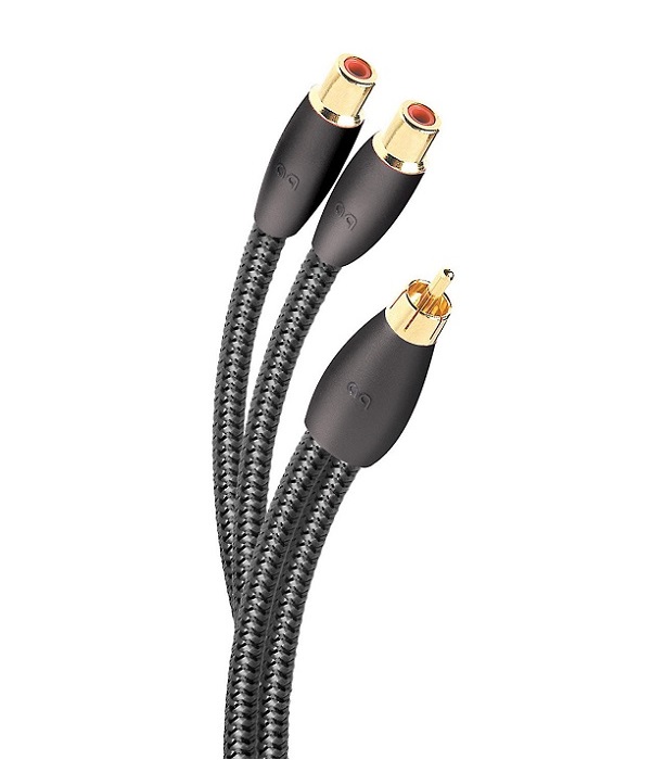 Audioquest FLX-X RCA Y Splitters (Male to 2 Female) Cable