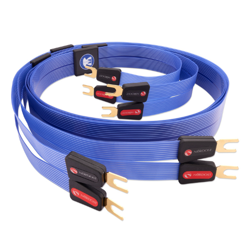 Nordost Blue Heaven Leif 3 Speaker Cables Spade to Spade 2.5 Meter