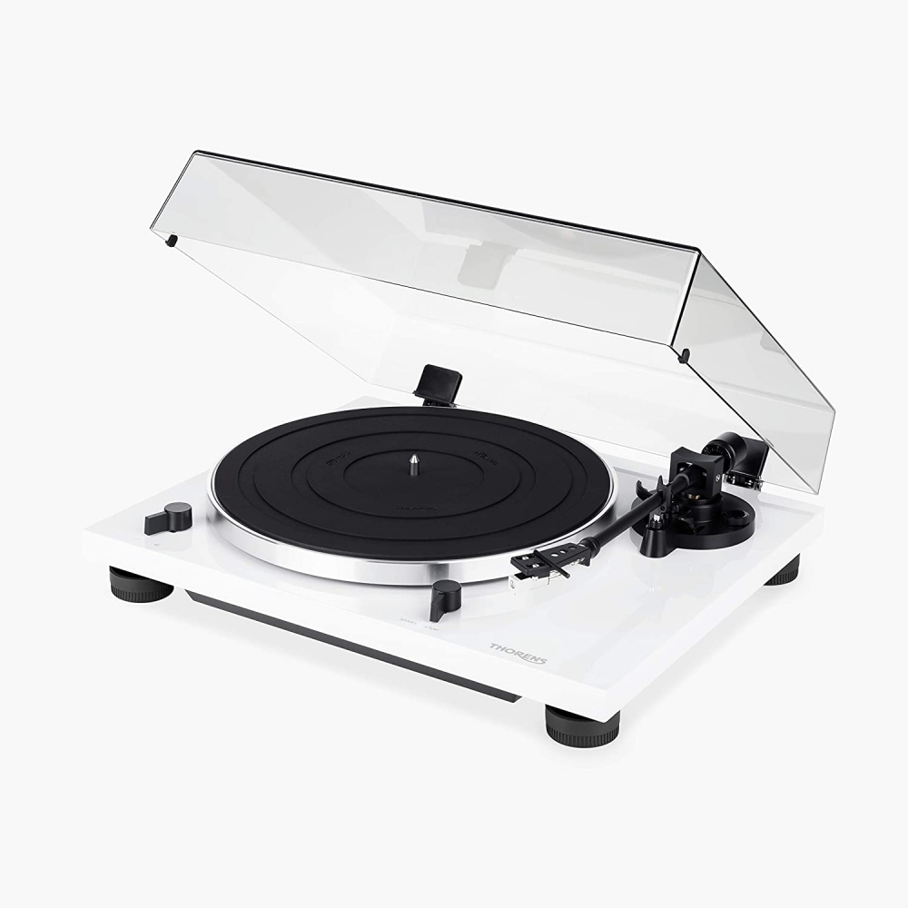 Thorens TD 201 MM Turntable with Built-in Phono Stage White Color