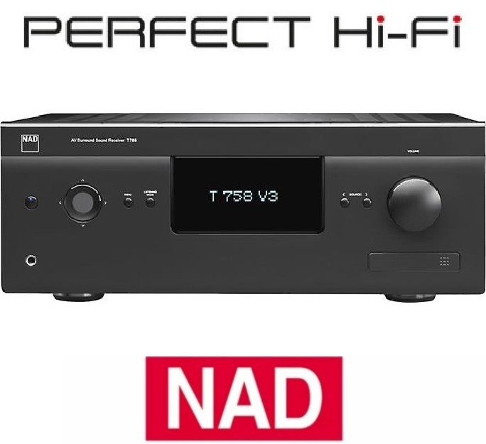 NAD T758 V3i Dolby Atmos DTX-X 7.1 Av Receiver