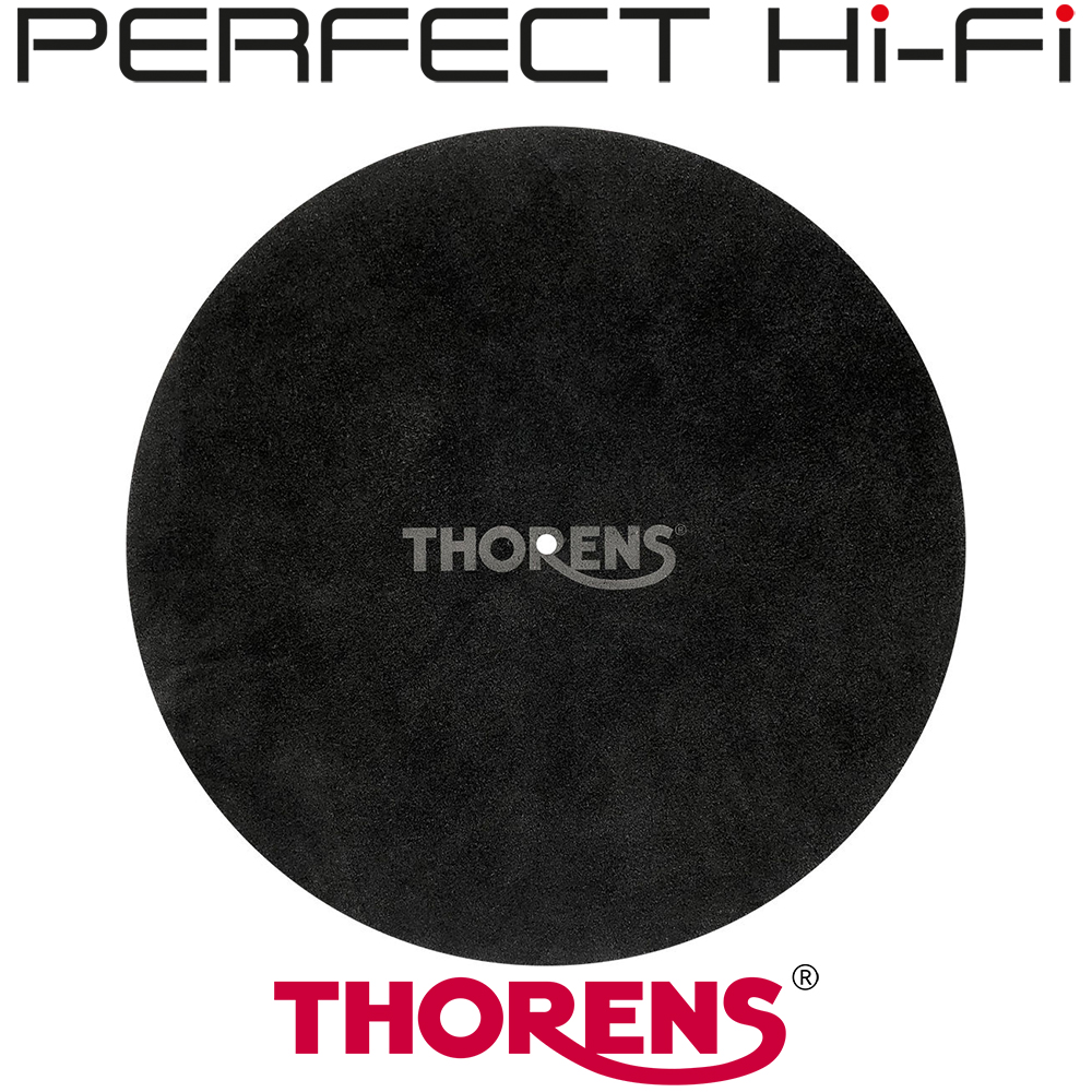 Thorens Leather Mat Black 1 Piece For Turntable