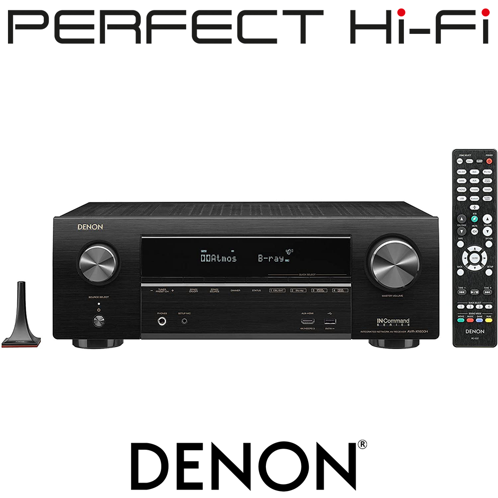 Denon AVRX1600H 7.2 Bluetooth AV Receiver