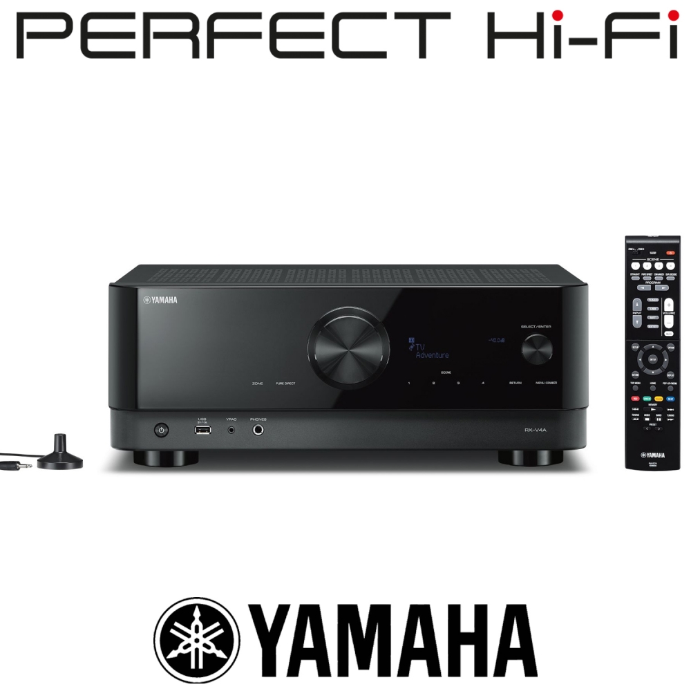 YAMAHA RX-V4A 5.2CH 8K Dobly True HD DTS-HD Master Audio AV Network Receiver