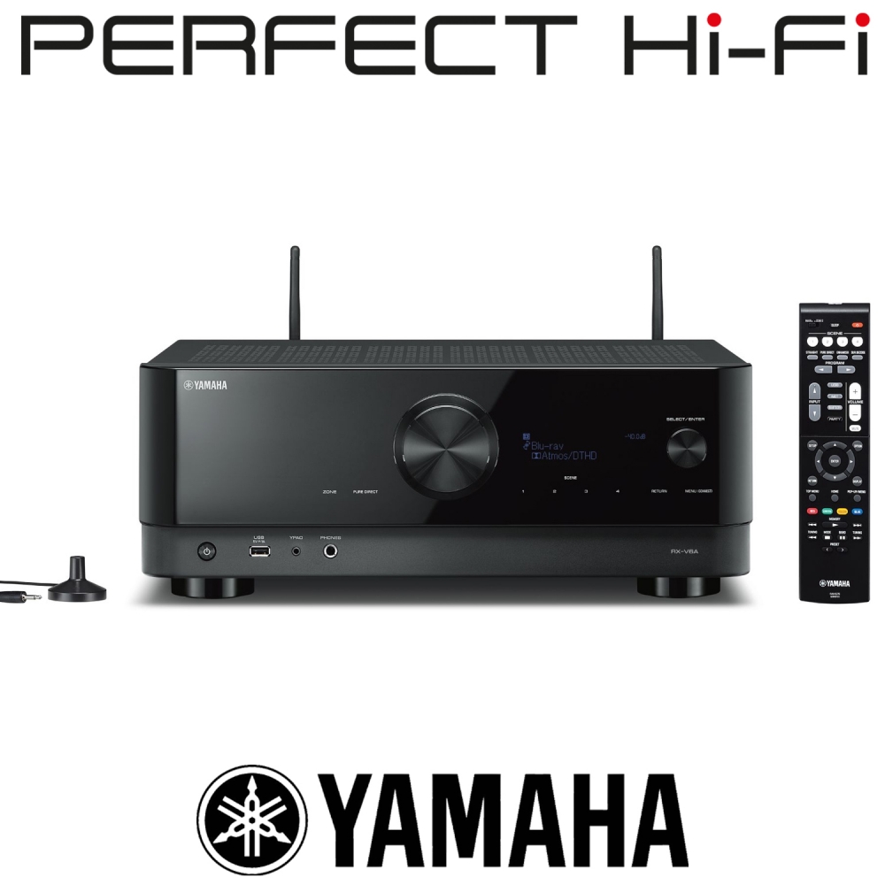 YAMAHA RX-V6A 100 Watt 7.2-Channel AV Receiver with 8K HDMI and MusicCast