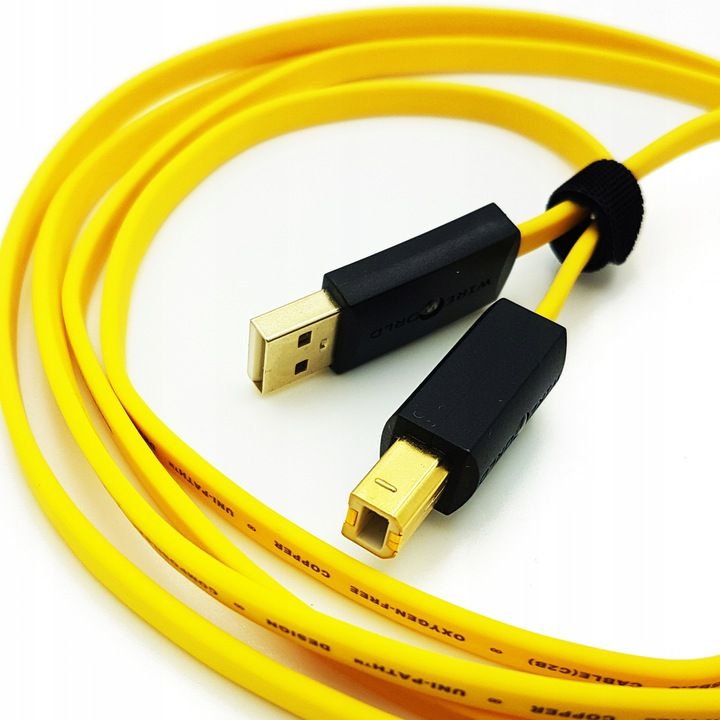 Wireworld Chroma 8 USB 2.0 A to B Flat Cable 1 Meter