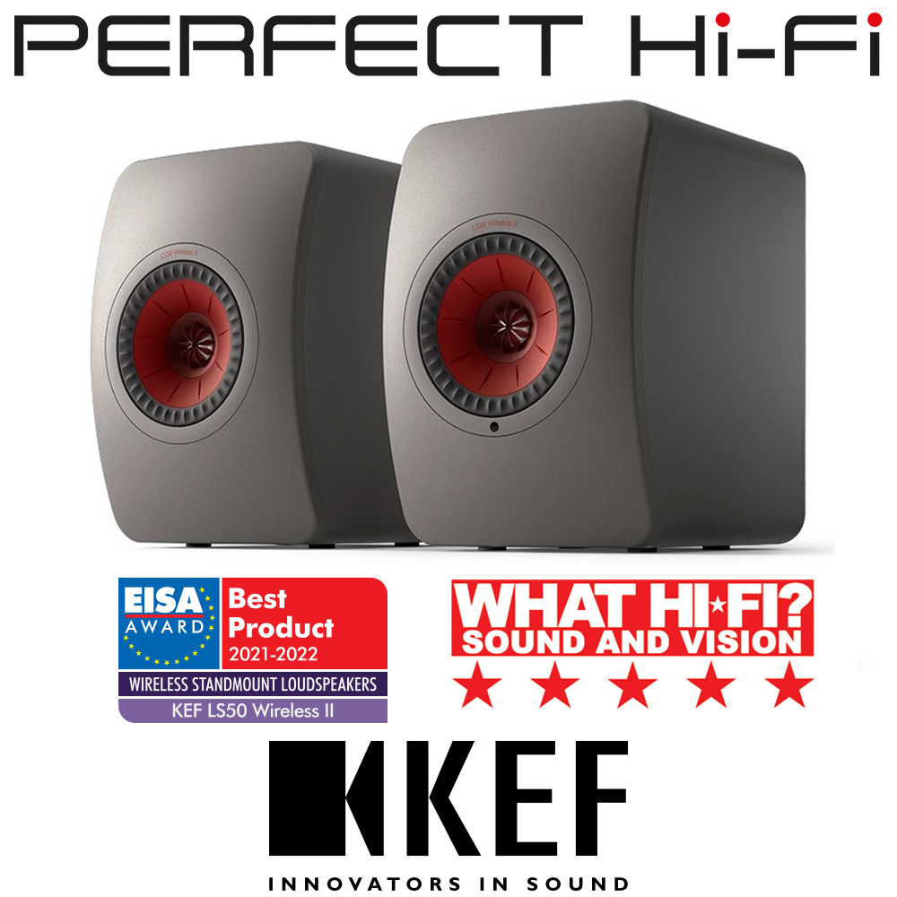 KEF LS50 Wireless II Ultimate Hi-Fi Speaker System