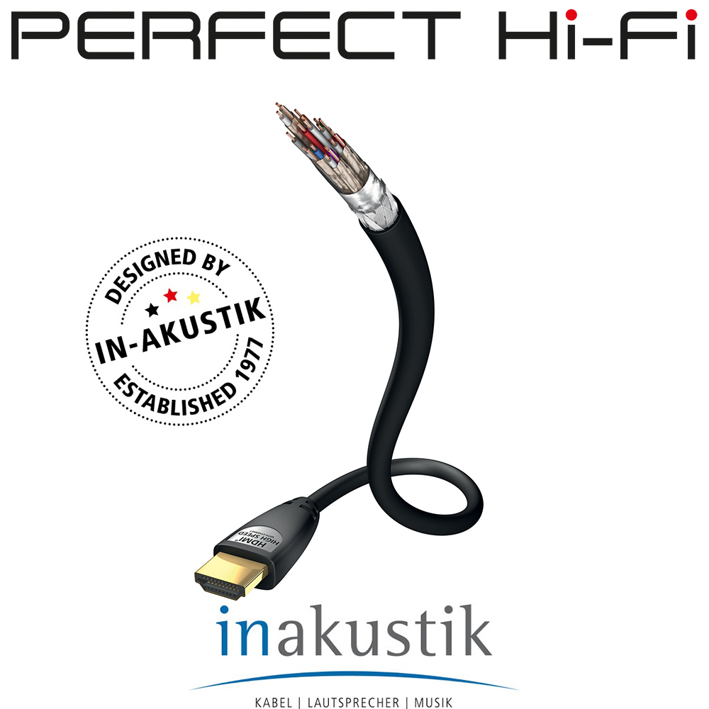 Inakustik Star High Speed HDMI Cable with Ethernet | HDMI 2.0b