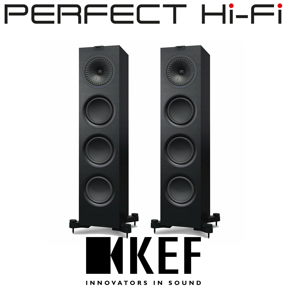 Kef Q750 Floorstanding Speakers Black With Grille