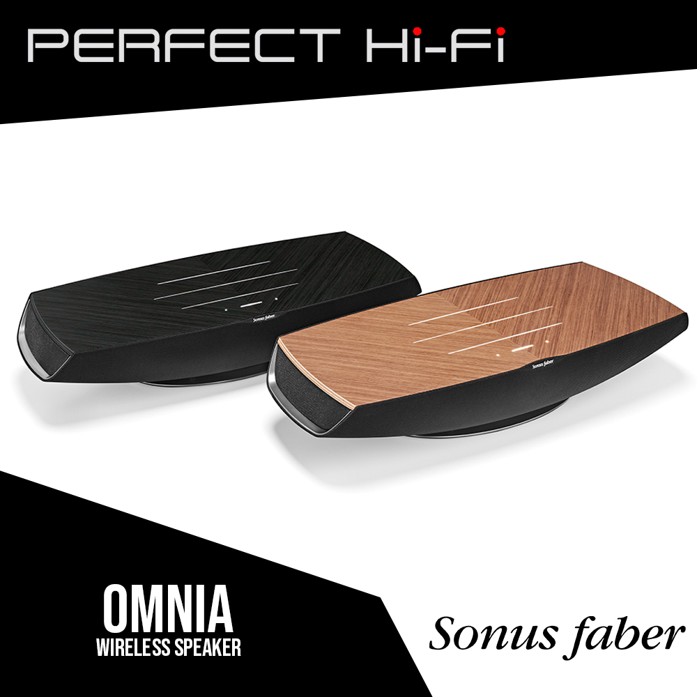 Sonus Faber Omnia Wireless Speakers Walnut Color (Pre-Order)