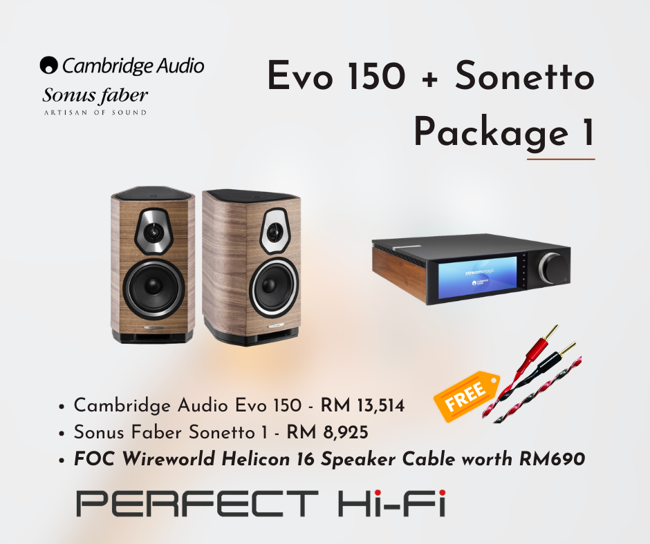 Cambridge Audio Evo 150 + Sonus Faber Sonetto Package 1