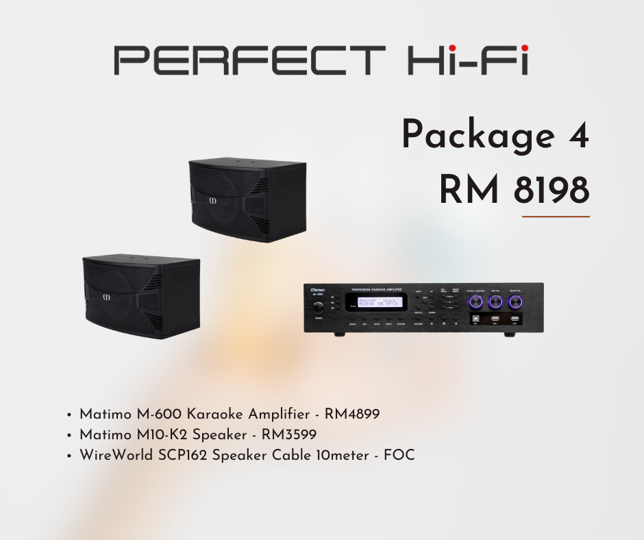 Matimo karaoke package 4/M600-PRO+H10-K2+BRACKET+CABLE