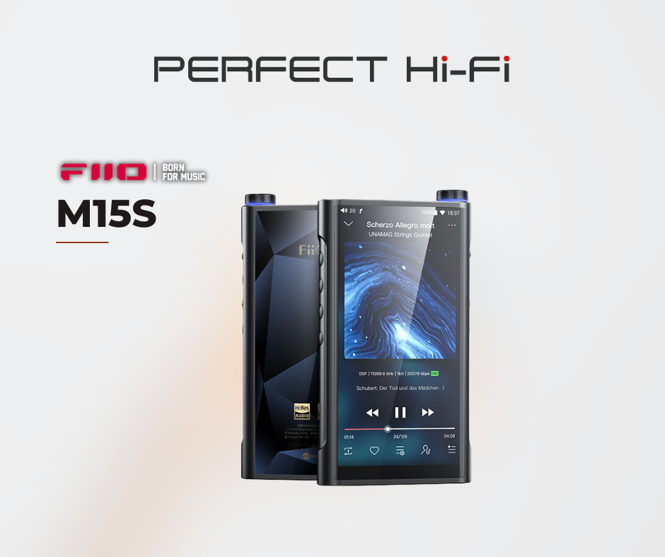 Fiio M15S (2023) Portable Hi-Res Android Lossless Music Player DAP ES9038PRO DAC QCC5124 Qualcomm 66