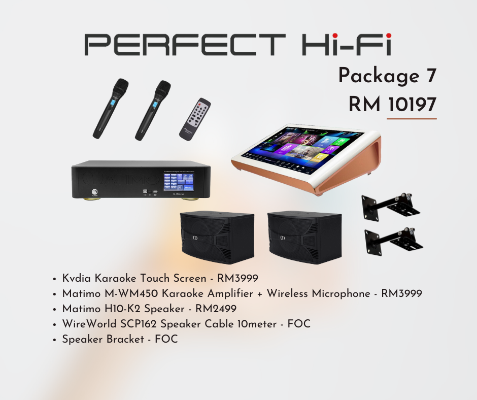 Matimo karaoke package 7/KVDIA+M450+MICROPHONE+H10-K2+BRACKET+CABLE