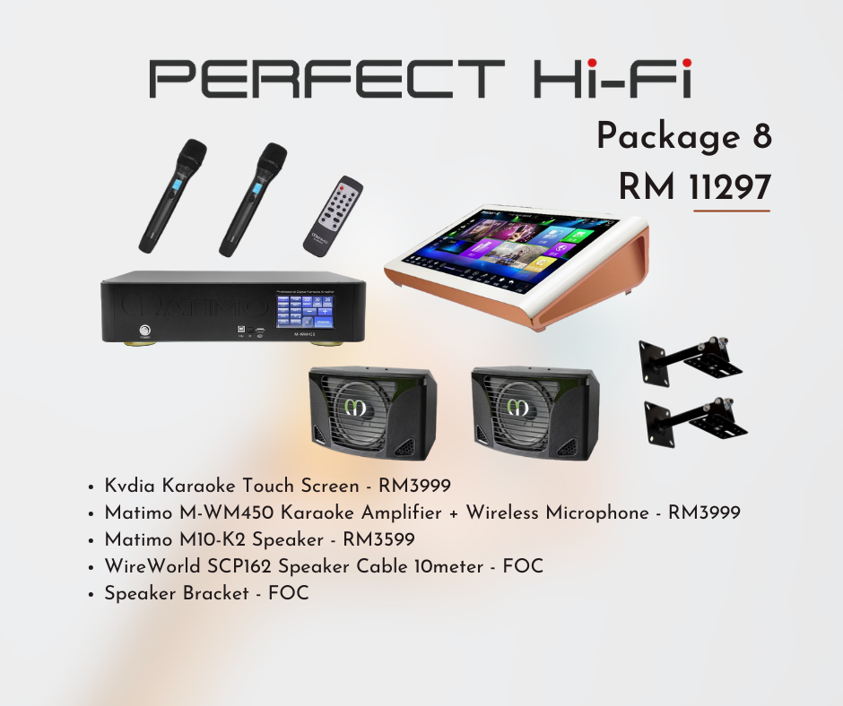 Matimo karaoke package 8/KVDIA+M450+MICROPHONE+M10-K2+CABLE
