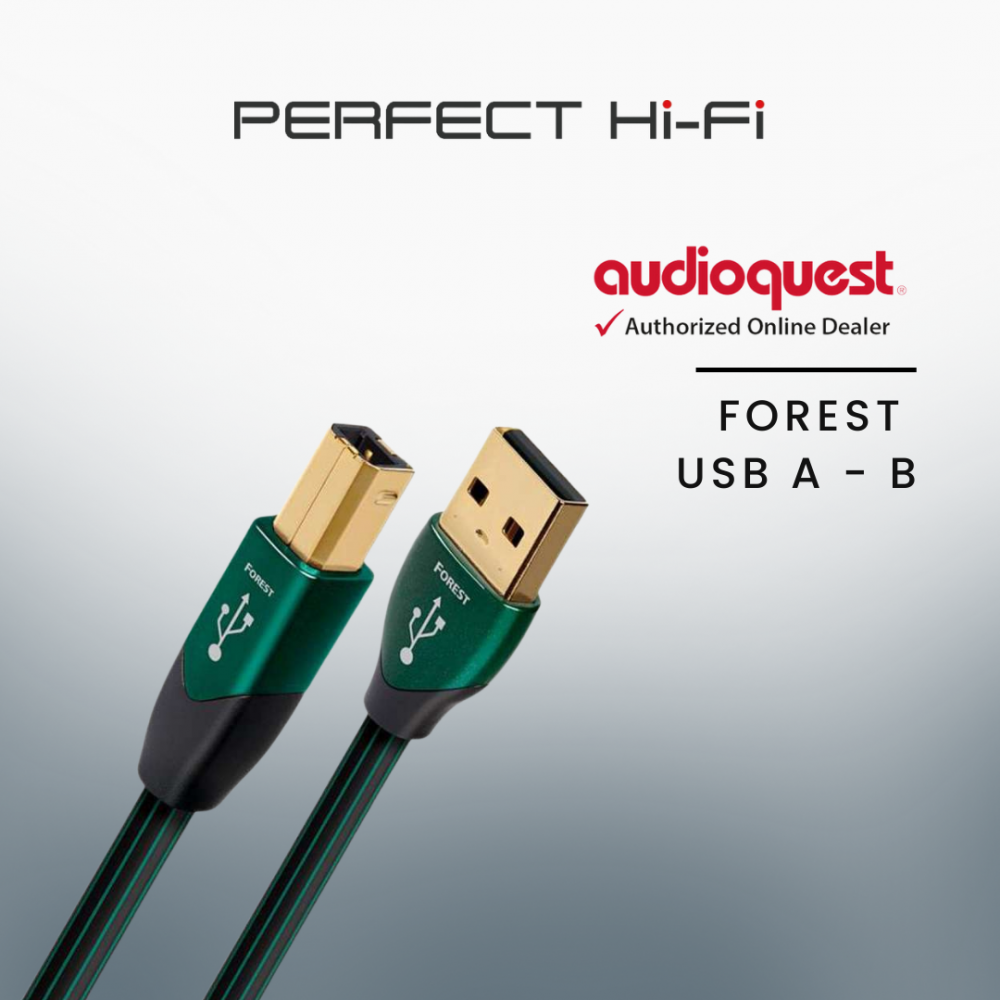 AudioQuest Forest USB Type A to USB Type B Data Cable 1.5 Meter