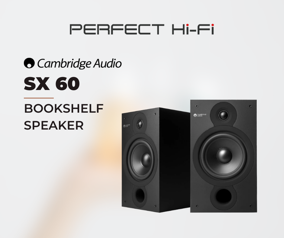 Cambridge Audio SX60 Standmount Speakers Matte Black FOC Wireworld SCP 16/2 Speaker Cable